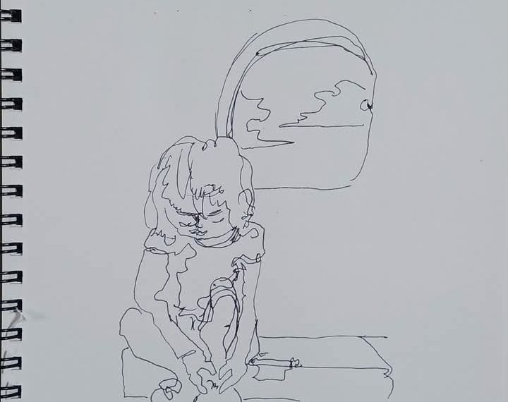 読書感想画　J.D.サリンジャー『ナイン・ストーリーズ』