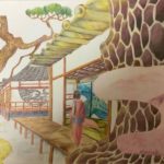 赤堀道元の娘　頁３ 乳母、娘のもとへおもむくこと