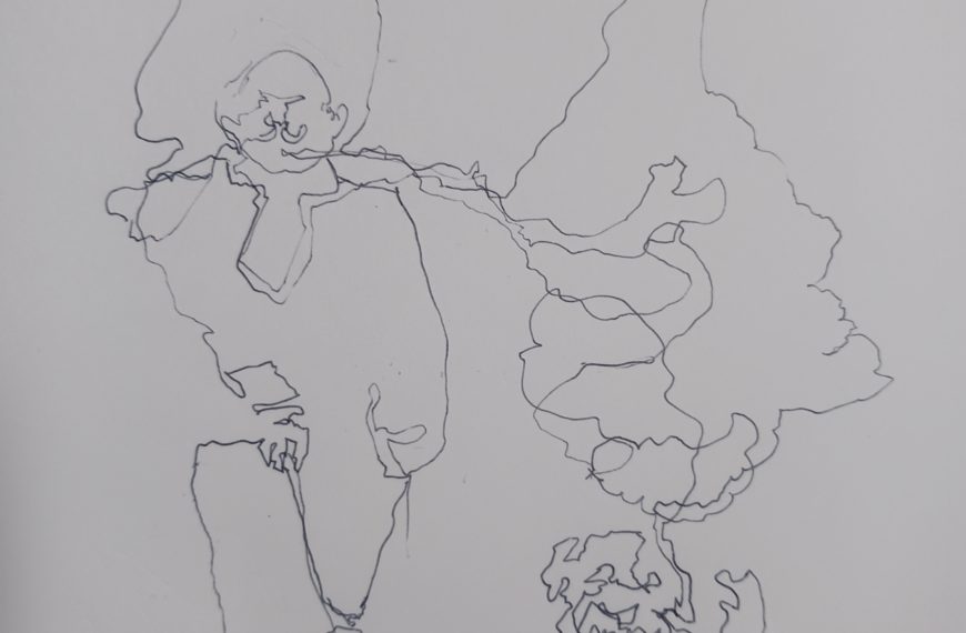 読書感想画　アガサ・クリスティ『もの言えぬ証人』